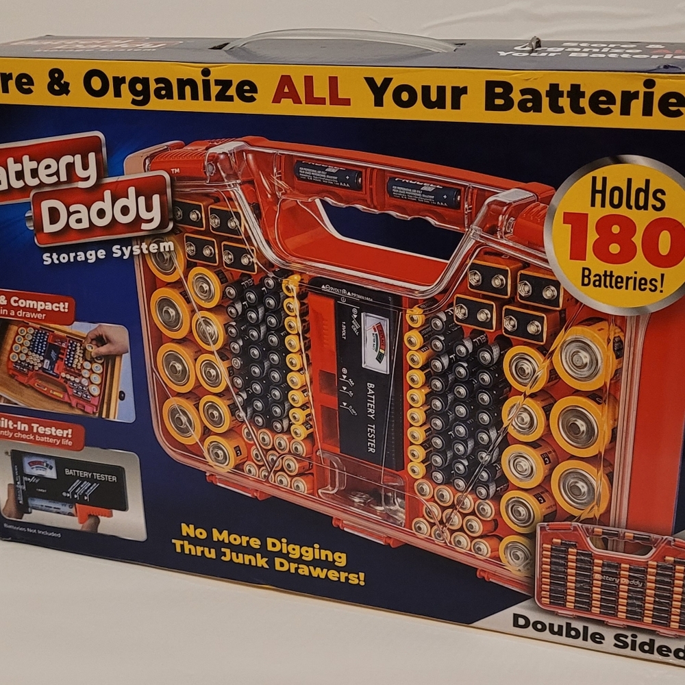 Ontel Battery Daddy with Tester (Used-Good) (Box is not in good condition)